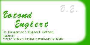 botond englert business card